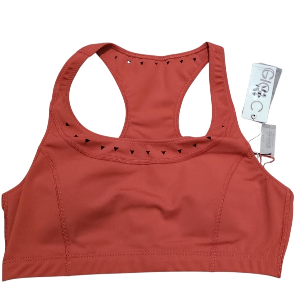 NEW GIGI C Annabelle Bra Top In TERRACOTTA M